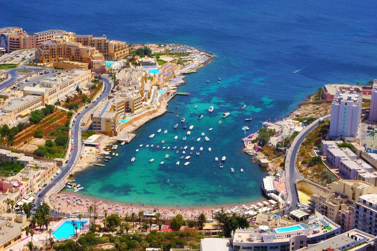Luxe Apartment With Valletta And Harbour Views スリーマ エクステリア 写真