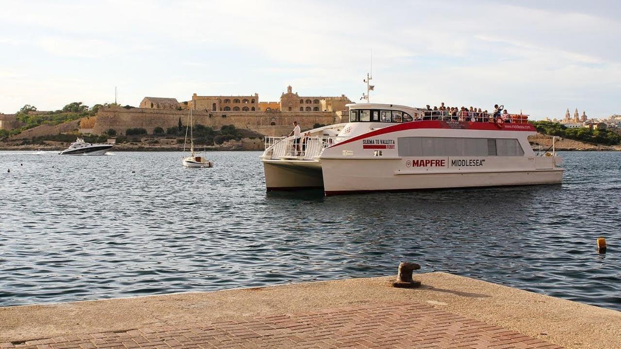 Luxe Apartment With Valletta And Harbour Views スリーマ エクステリア 写真