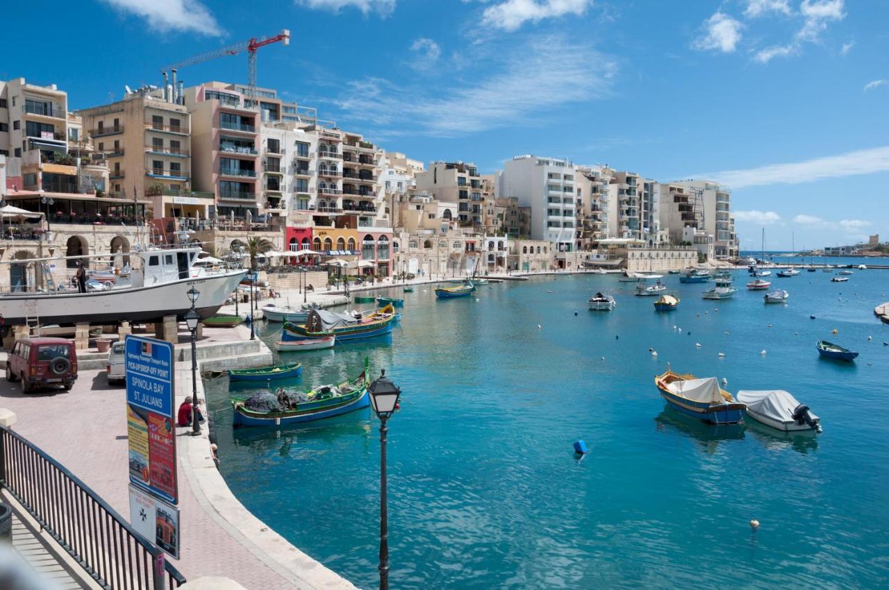 Luxe Apartment With Valletta And Harbour Views スリーマ エクステリア 写真
